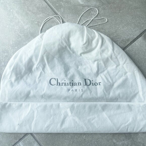 Authentic Christian Dior 2005 Spring White Leather Boston Bag - Picture 9 of 14
